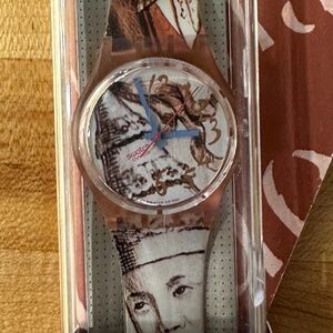 VTG Swatch Watch Masquerade, NEW IN BOX, NEVER USED or WORN. 1993. GP105
